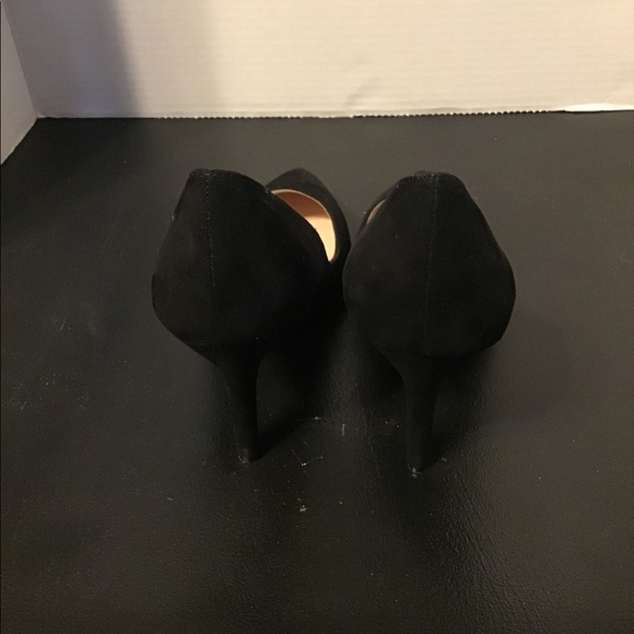 Anne Michelle Black Suede Heels - Picture 12 of 12